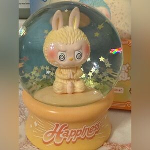 Pop Mart Big Into Energy light up snow globe, Happiness